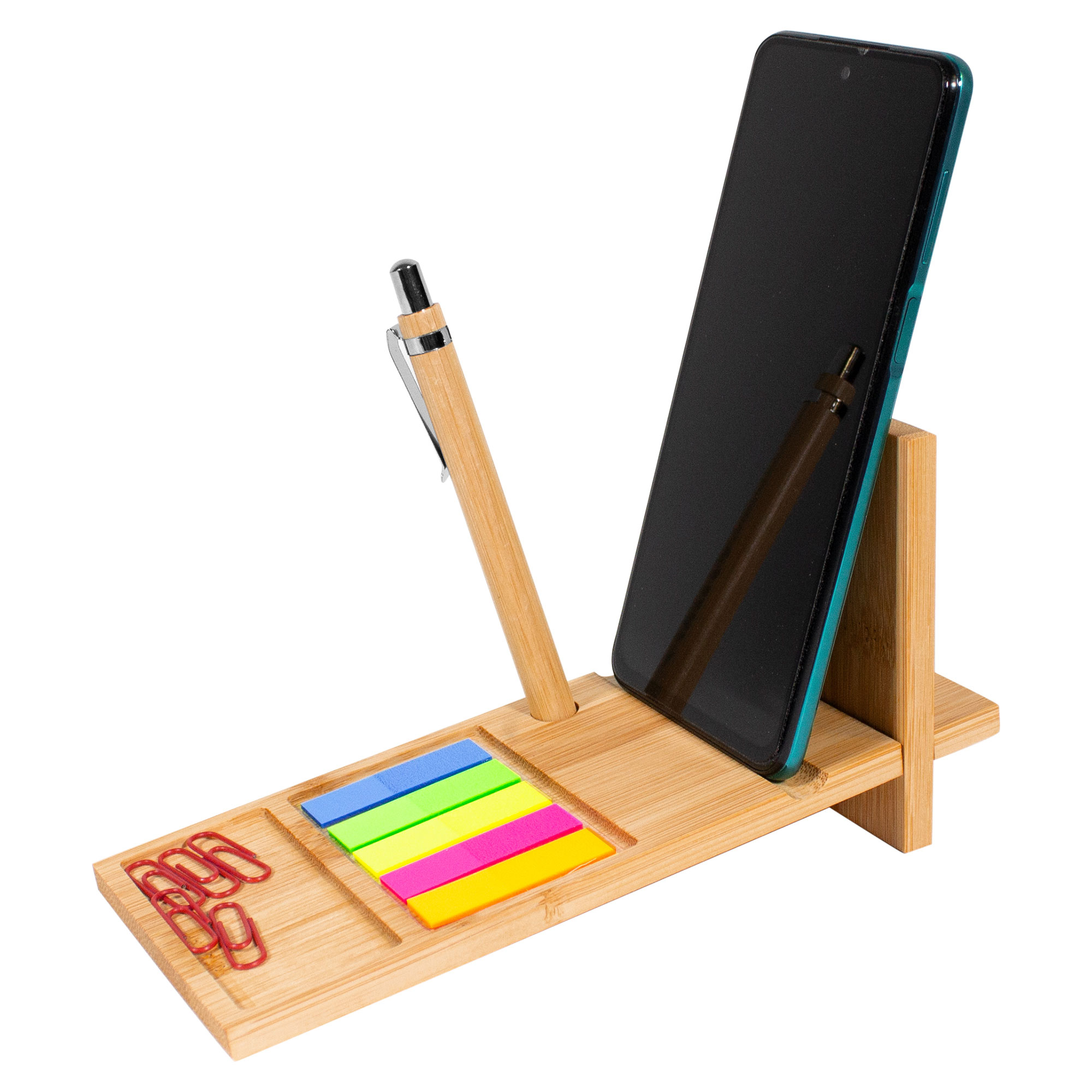 ORGANIZADOR DE ESCRITORIO DE BAMBU NAGANO DESK - Imagen 3