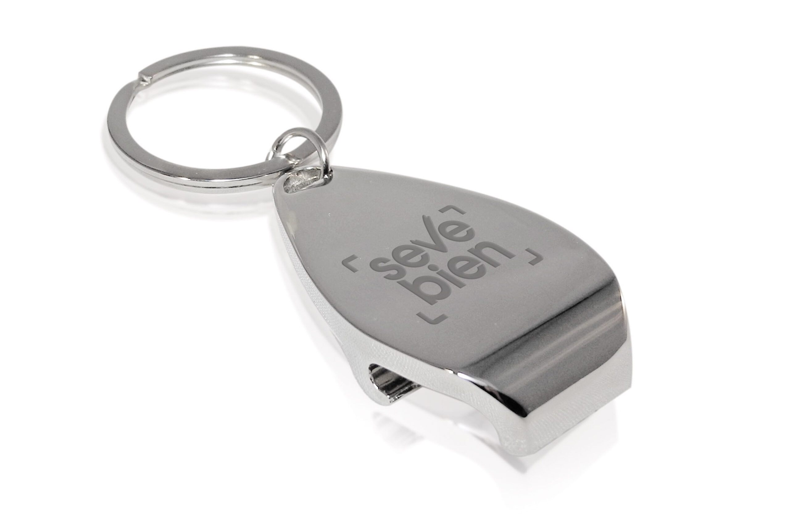 LLAVERO METÁLICO CON ABREBOTELLAS - Imagen 3