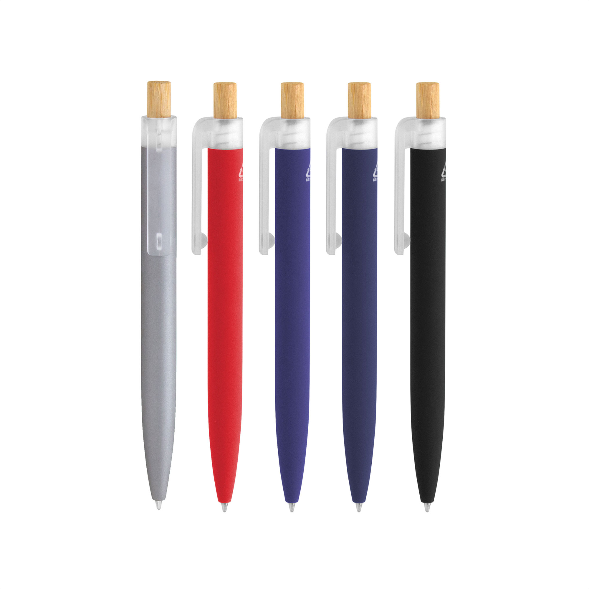 Bolígrafo aluminio reciclado y bambú BALU